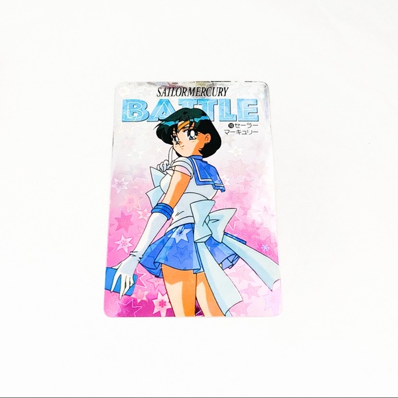 Anime Sailor Moon Sailor Mercury Foil Sticker Card - Picture 1 of 1